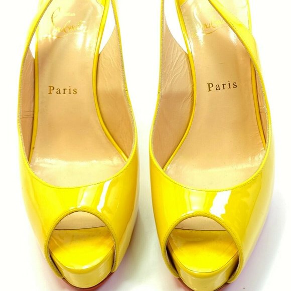 Christian Louboutin Vendome 120 Sling Pumps 38 fits more like a US size 7 - Picture 6 of 6